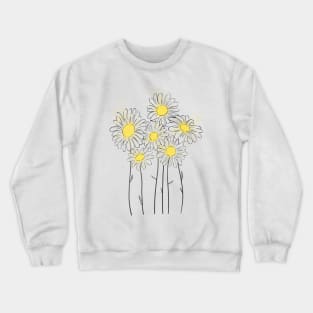 Daisy Flower Crewneck Sweatshirt